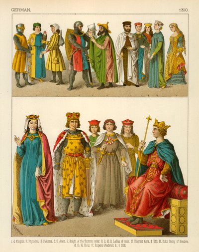 Deutsche Tracht 1200 von Albert Kretschmer