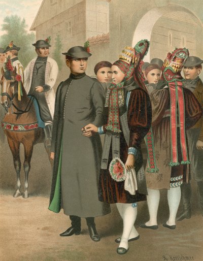Deutsches Kostüm, Altenburg von Albert Kretschmer