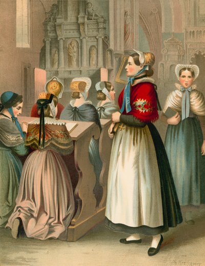 Deutsche Tracht, Hannover, Osnabrück von Albert Kretschmer