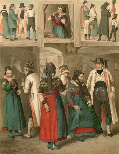 Deutsche Tracht, Westfalen von Albert Kretschmer