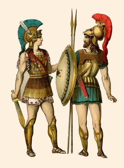 Griechische Krieger von Albert Kretschmer