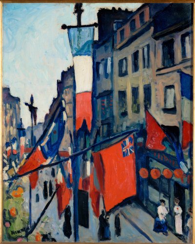 Der 14. Juli in Le Havre von Albert Marquet