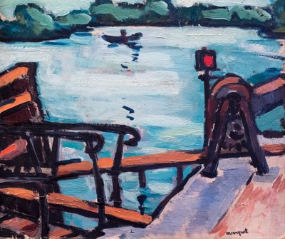 Landschaft (Detail), zwischen 1903-1927 von Albert Marquet