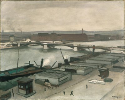 Die Kais von Rouen von Albert Marquet