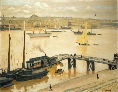 Der Hafen von Bordeaux von Albert Marquet