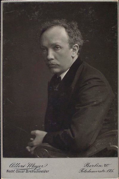 Richard Strauss, deutscher Komponist, späte 19. oder frühe 20. Jahrhundert von Albert Meyer