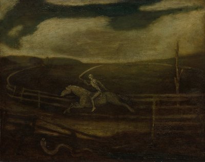Die Rennbahn (Tod auf einem fahlen Pferd) von Albert Pinkham Ryder