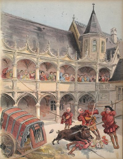 Der wilde Eber von Amboise, Illustration aus 