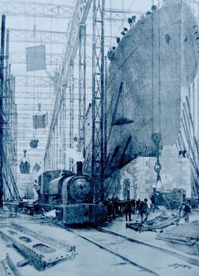 Eine britische Werft von Albert Sébille