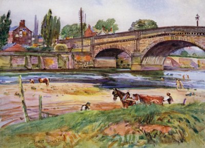 Walton-le-Dale, die Brücke von Albert Woods