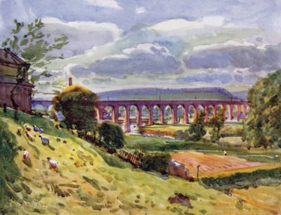 Whalley, das Viadukt von Albert Woods