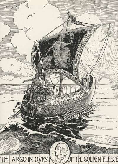 Jason und die Argonauten auf der Argo von Albertine Randall Wheelan