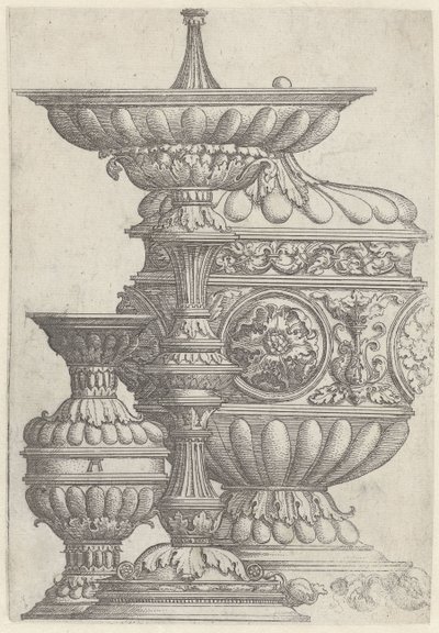 Drei verzierte Pokale von Albrecht Altdorfer