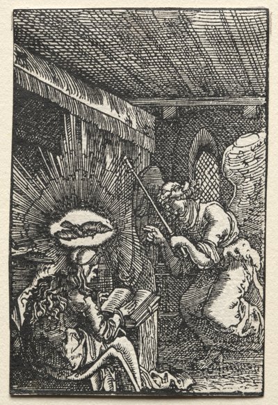 Der Fall und die Erlösung des Menschen: Die Verkündigung von Albrecht Altdorfer