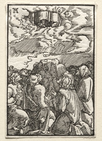 Der Fall und die Erlösung des Menschen: Die Himmelfahrt, ca. 1515 von Albrecht Altdorfer