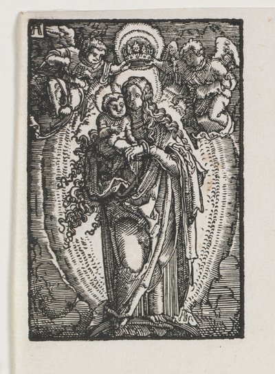 Der Fall und die Erlösung des Menschen: Die Jungfrau als Himmelskönigin, ca. 1513 von Albrecht Altdorfer
