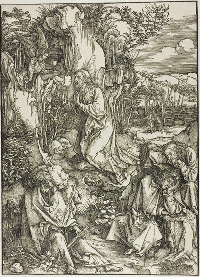 Qual im Garten, aus Die Große Passion von Albrecht Dürer