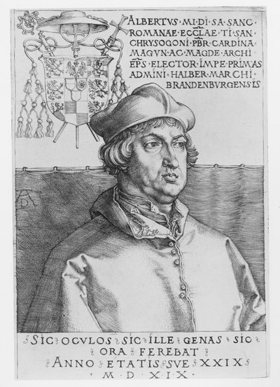 Kardinal Albrecht von Brandenburg von Albrecht Dürer