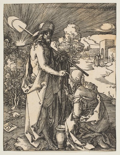 Christus erscheint Maria Magdalena, aus Die kleine Passion von Albrecht Dürer