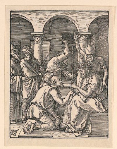 Christus mit Dornenkrone, aus der Serie Die Kleine Passion von Albrecht Dürer