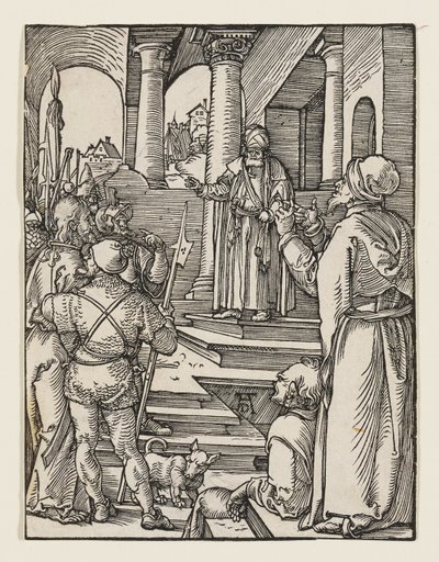 Christus vor Pilatus gebracht von Albrecht Dürer