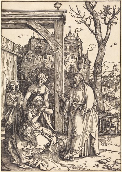 Christus nimmt Abschied von seiner Mutter von Albrecht Dürer
