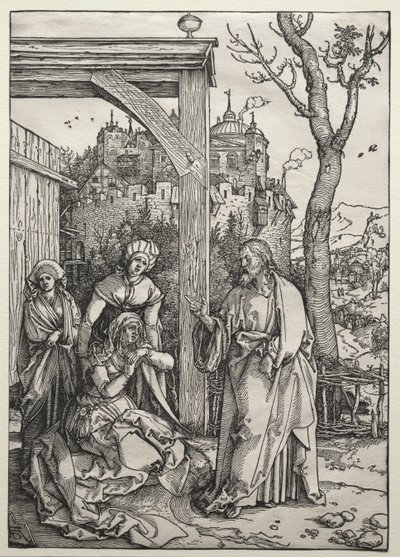 Christus nimmt Abschied von seiner Mutter von Albrecht Dürer