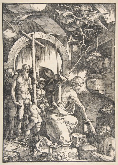 Christus in der Vorhölle, aus "Die Große Passion" von Albrecht Dürer