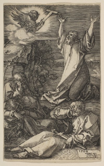 Christus am Ölberg, aus Die Passion, 1508 von Albrecht Dürer