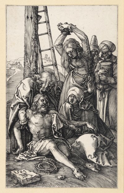 Christi Beweinung (Kupferstich-Passion) von Albrecht Dürer