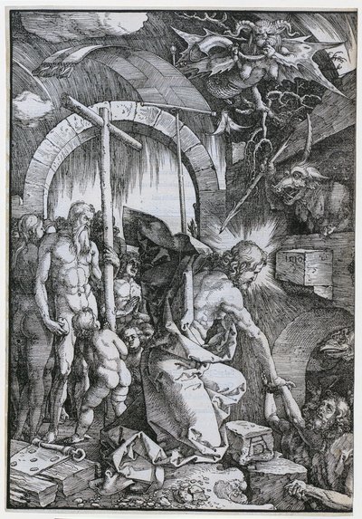 Christus in der Vorhölle, Blatt 11 der Folge "Die Grosse Passion" von Albrecht Dürer