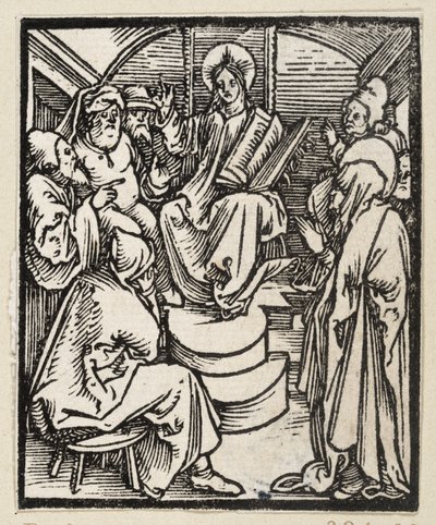 Christus unter den Gelehrten (43 religiöse Themen) von Albrecht Dürer