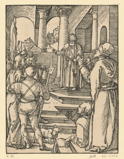 Christus vor Pilatus (Kleine Passion) von Albrecht Dürer