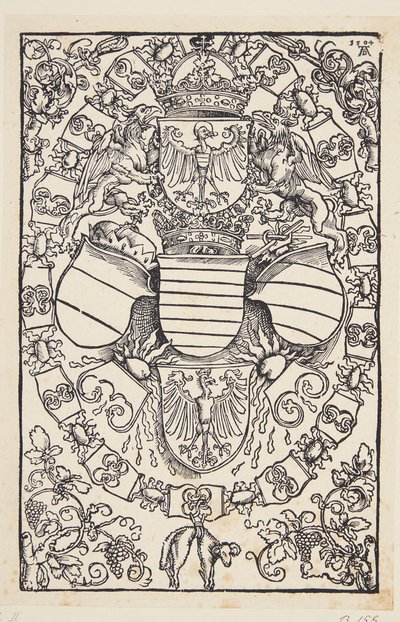Wappen von Maximilian I. als König der Römer von Albrecht Dürer