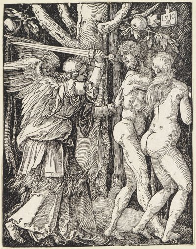 Die Vertreibung aus dem Paradies von Albrecht Dürer
