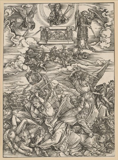 Die vier Racheengel (Apokalypse) von Albrecht Dürer