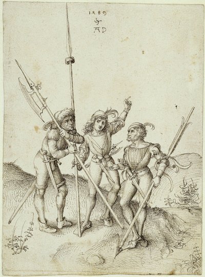 Drei Landsknechte von Albrecht Dürer