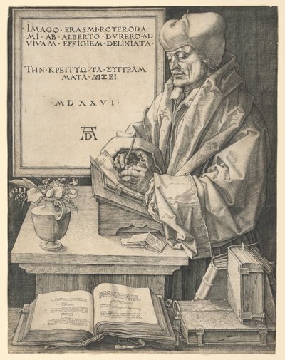 Erasmus von Rotterdam von Albrecht Dürer