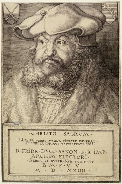 Friedrich der Weise, Kurfürst von Sachsen (Bartsch 104) von Albrecht Dürer