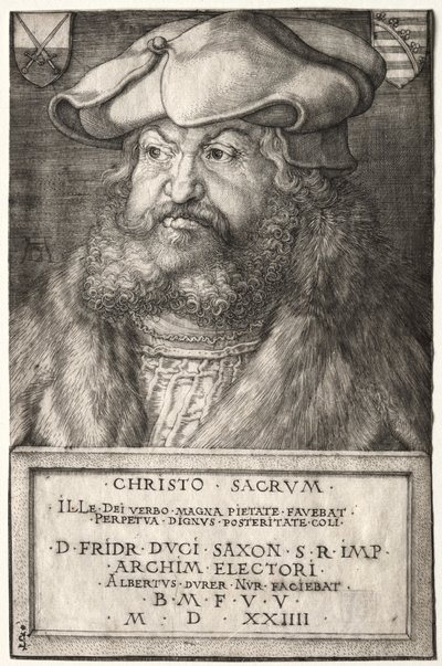Friedrich der Weise, Kurfürst von Sachsen, 1524 von Albrecht Dürer