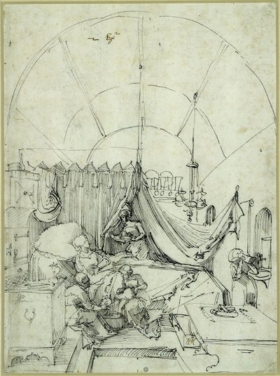 Geburt der Maria von Albrecht Dürer