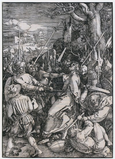 Gefangennahme Christi, Blatt 4 der Folge "Die Große Passion" von Albrecht Dürer