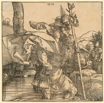 Heilige Familie mit Joachim und Anna unter dem Baum von Albrecht Dürer