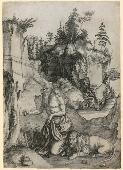 Heiliger Hieronymus in der Wüste von Albrecht Dürer