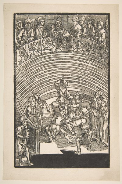 Illustration aus Die Komödie des Terenz, Nachdruck aus dem 19. Jahrhundert von Albrecht Dürer
