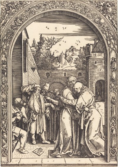 Joachim und Anna am Goldenen Tor von Albrecht Dürer
