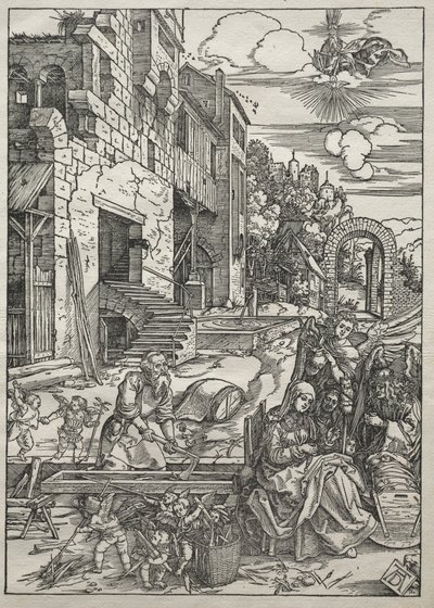 Leben der Jungfrau: Die Rast in Ägypten, 1504-1505 von Albrecht Dürer