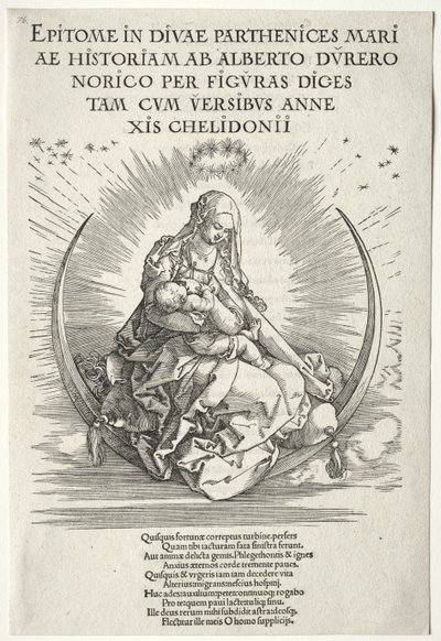 Leben der Jungfrau: Titelseite von Albrecht Dürer