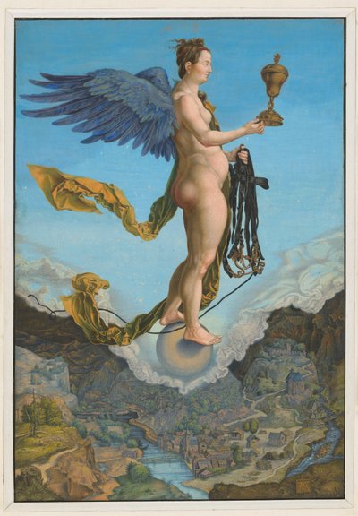 Nemesis (Das große Glück) von Albrecht Dürer