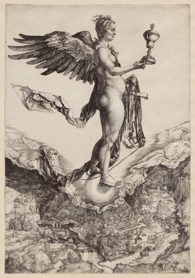 Nemesis (Das große Glück) von Albrecht Dürer